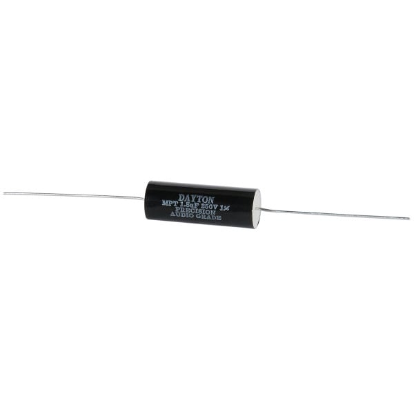Main product image for Dayton Audio PMPC-1.5 1.5uF 250V Precision Audio C 027-212